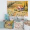 Designart - Little Farm In Countryside - Country Canvas Wall Art Print
